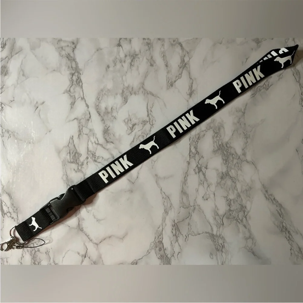 Pink Victoria’s secret’s lanyard